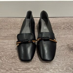 Black Leather Loafers